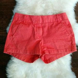 J. Crew Chino Shorts Orange 0